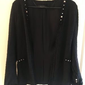 Black Studded Zara Blazer